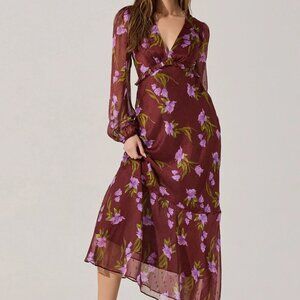 Calantha V-Neck Floral Maxi Dress